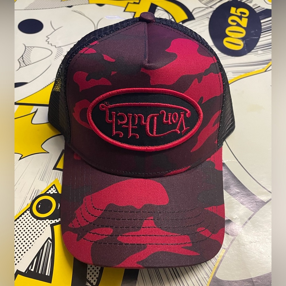 Von Dutch Hat (Red Camo)